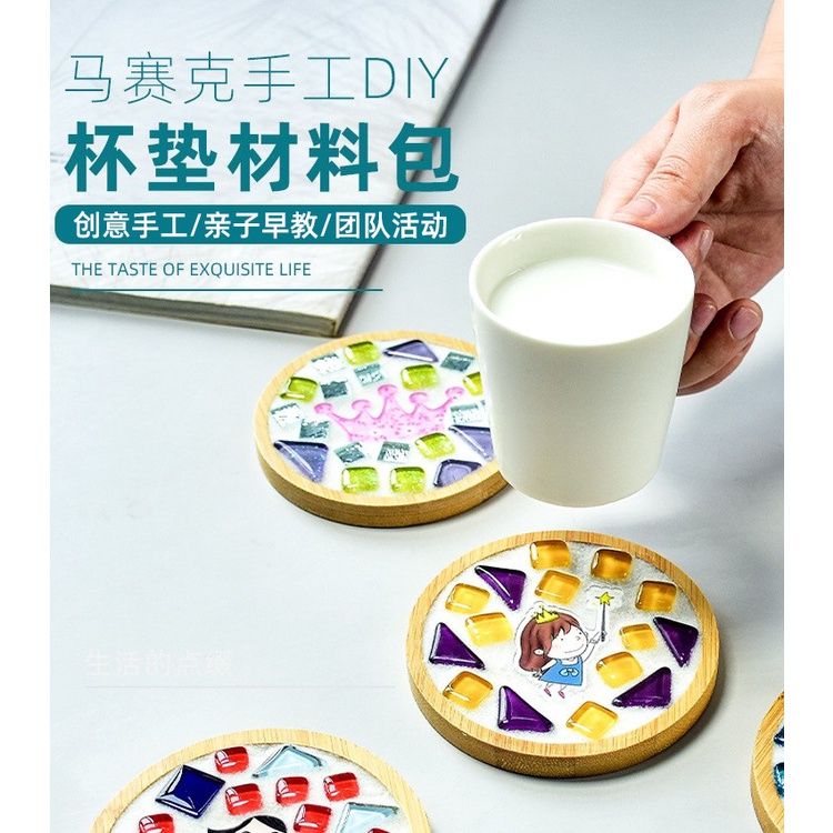 DIY Khuôn Silicone Làm Đế Lót Ly Họa Tiết Mosaic - Làm thủ công đế lót ly bằng thạch cao