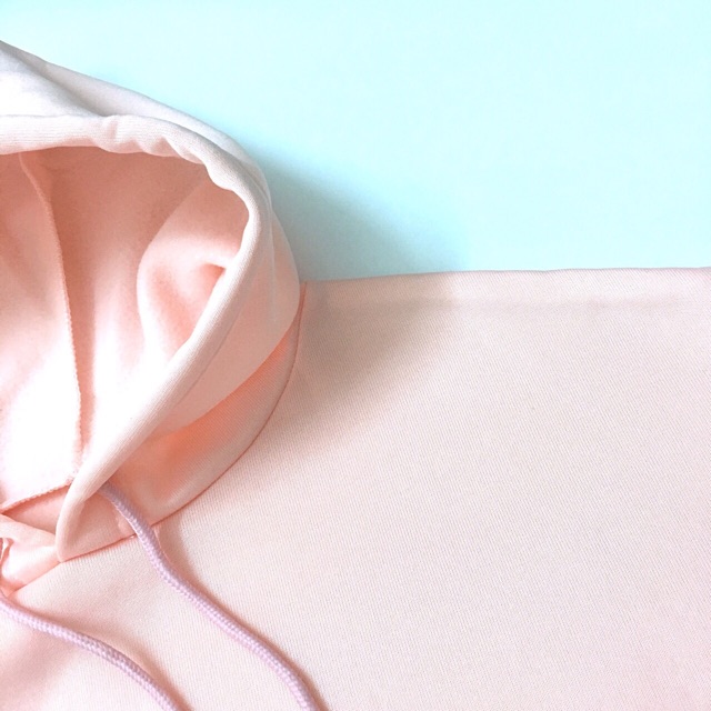 Hoodie màu Pastel ( Hồng/Xanh Dương )