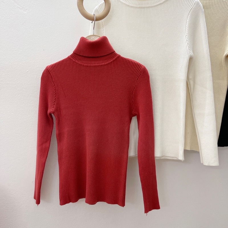 Áo len nữ cổ lọ  thời trang công sở 6SIX closet