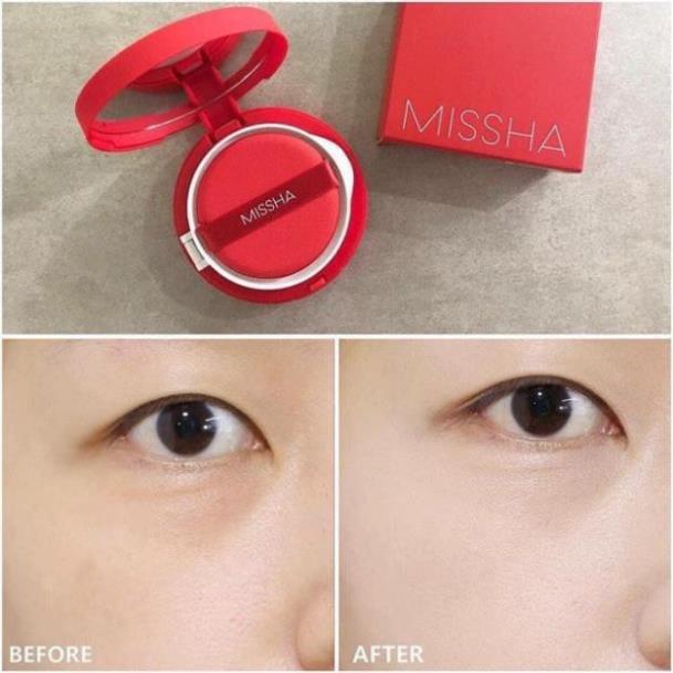 Phấn nước Missha Velvet Finish Cushion vỏ Đỏ siêu sang chảnh | BigBuy360 - bigbuy360.vn