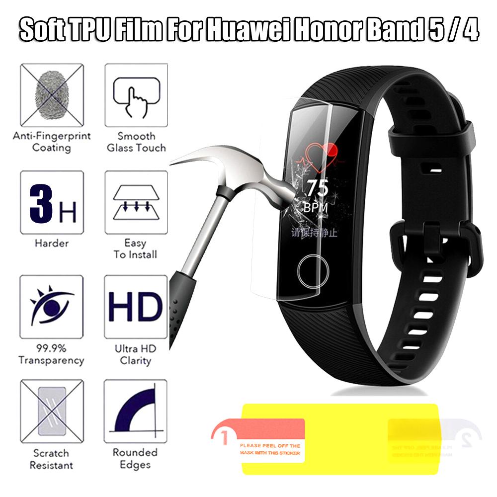 MAYSHOW Miếng Dán Màn Hình Bằng TPU Trong Suốt Siêu Mỏng Cho Honor Band 5 4