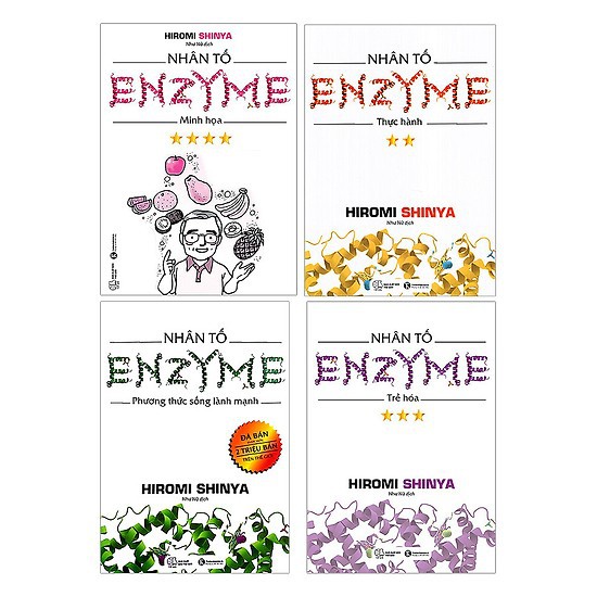  Sách - Nhân Tố Enzyme (Trọn Bộ 4 Cuốn) - Tái Bản