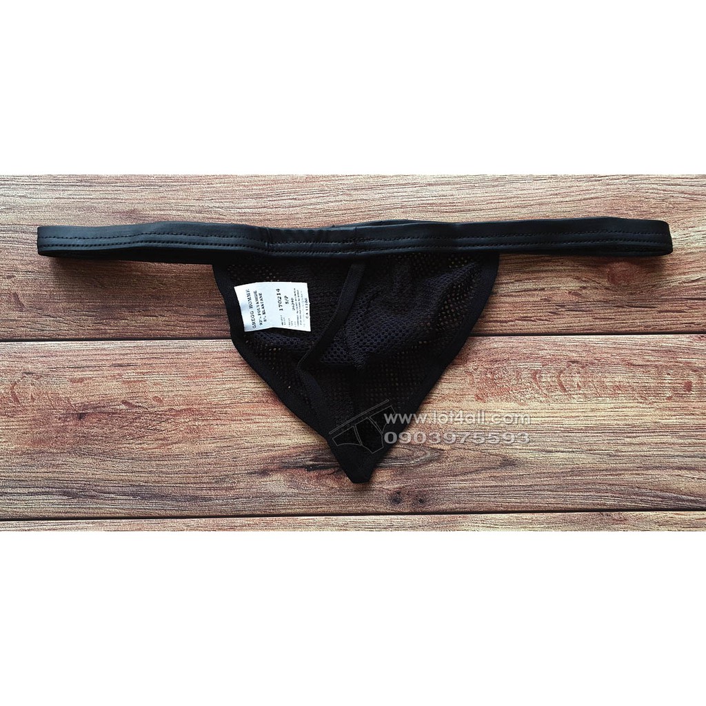 [CHÍNH HÃNG] Quần lót nam Gregg Homme 170214 Strap Sheer Thong Black