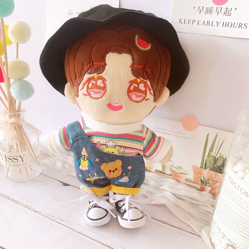 Quần Yếm / Giày / Mũ 20cm Thay Đổi Được Dành Cho Búp Bê Barbie