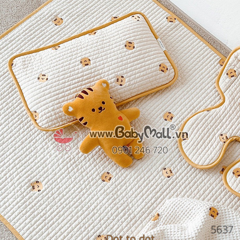 Gối nằm điều hòa công nghệ Air Mesh thoáng khí Dottodot &amp; Malolotte 48x28cm