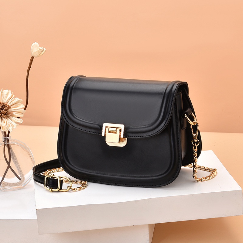 Túi Đeo Vai Hình Vuông Cỡ Nhỏ Phối Dây Đeo Sợi Xích Phong Cách Hàn Quốc Thời Trang Cho Nữ