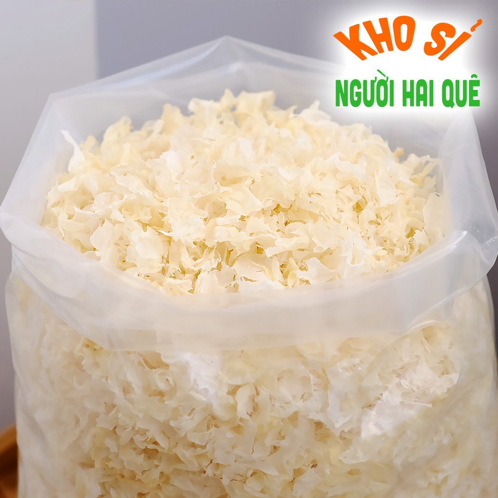 Nấm tuyết khô cắt sẵn SỈ 0,5 KG 💰 KHO SỈ NGƯỜI HAI QUÊ - HAI QUÊ FOODS