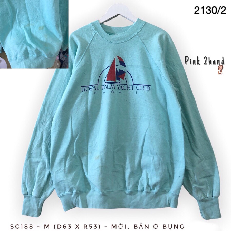 Áo Sweater nữ, nam 2hand, chất dày, size XL/XXL - 0412-2
