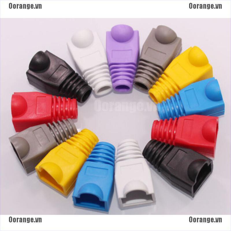 Bộ 100 Dây Cáp Mạng LAN ethernet RJ45 Nhiều Màu Sắc Độc Đáo