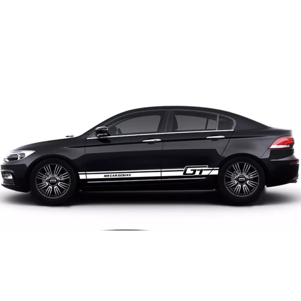 Tem dán sườn GT thể thao dán được cho nhiều dòng xe khá nhau