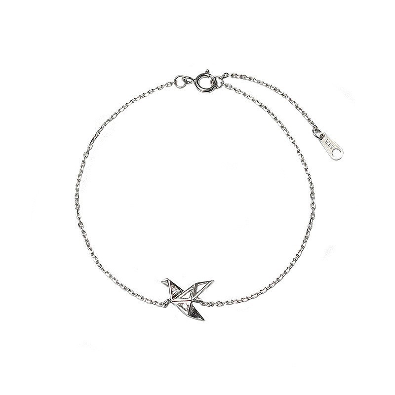 Vòng tay cần cẩu giấy sang trọng Hàn Quốc Vòng tay nữ chất lượng cao Vòng đeo tay thiết kế độc đáo