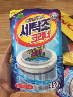 Bột vệ sinh lồng máy giặt 450g