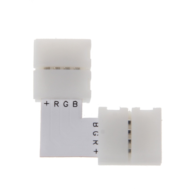 Rx Đầu Nối Dây Đèn Led 4 Pin Hình Chữ L 10mm 5050 Rgb | BigBuy360 - bigbuy360.vn