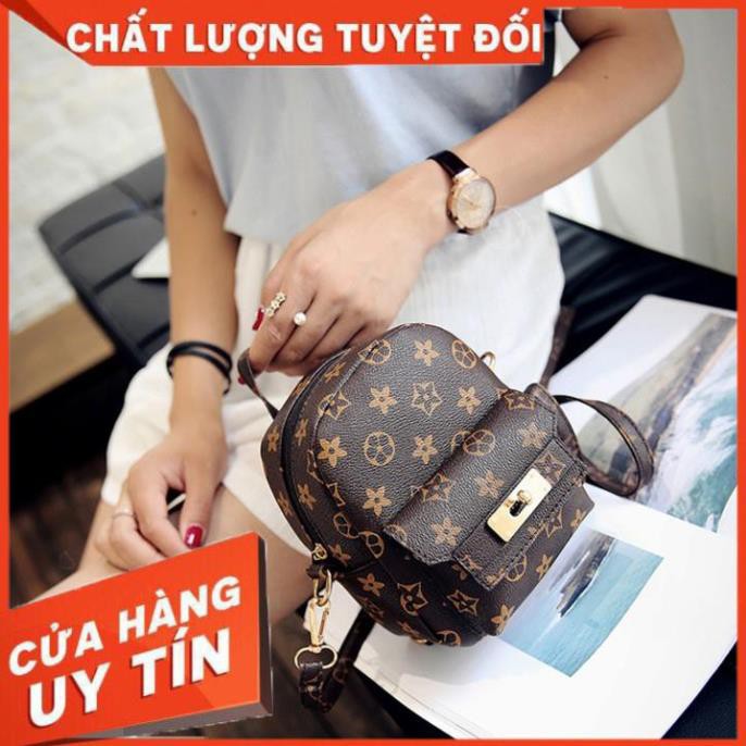 [Thanh lí xả kho] Balo nữ mini giá rẻ đi chơi, kết hợp đeo chéo, chất liệu da pu nhỏ gọn