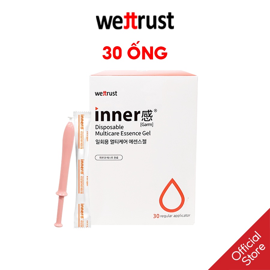 Gel Dưỡng Vùng Kín WETTRUST INNERGARM Disposable Multicare Essence Gel 1,7g x 30 Ống