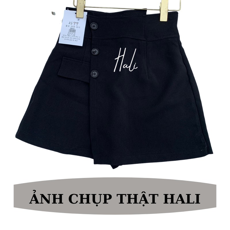 Quần giả váy nữ thời trang cạp lệch HALI sang trọng thời thượng hottrend 2021 | BigBuy360 - bigbuy360.vn