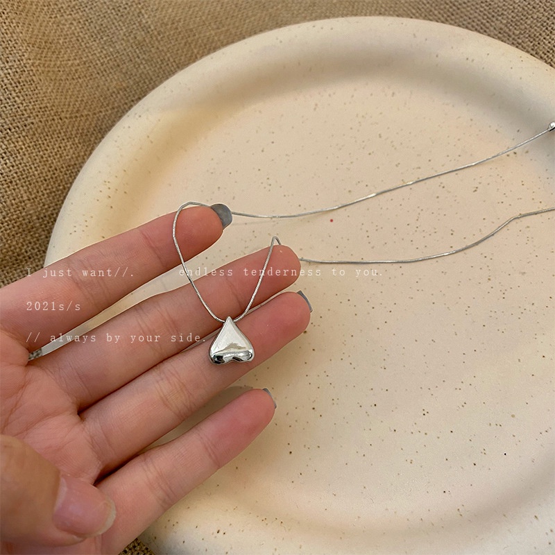 Vòng Cổ choker Bằng Thép Titan Đính Hạt Đậu acacia Đơn Giản Cá Tính