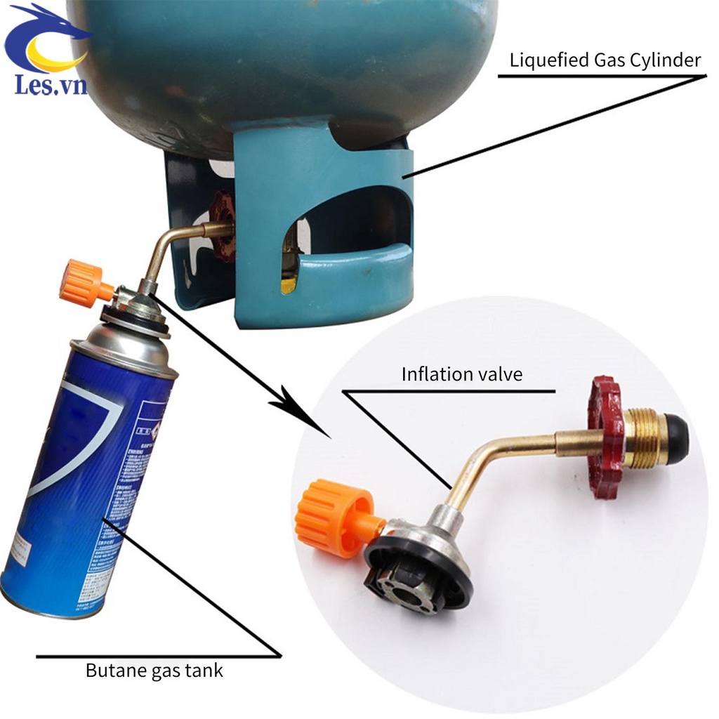 Van Xi Lanh Nạp Khí Gas Cho Bình Gas Ngoài Trời