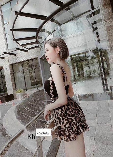 Set áo và yếm beo dễ thương siêu xinh