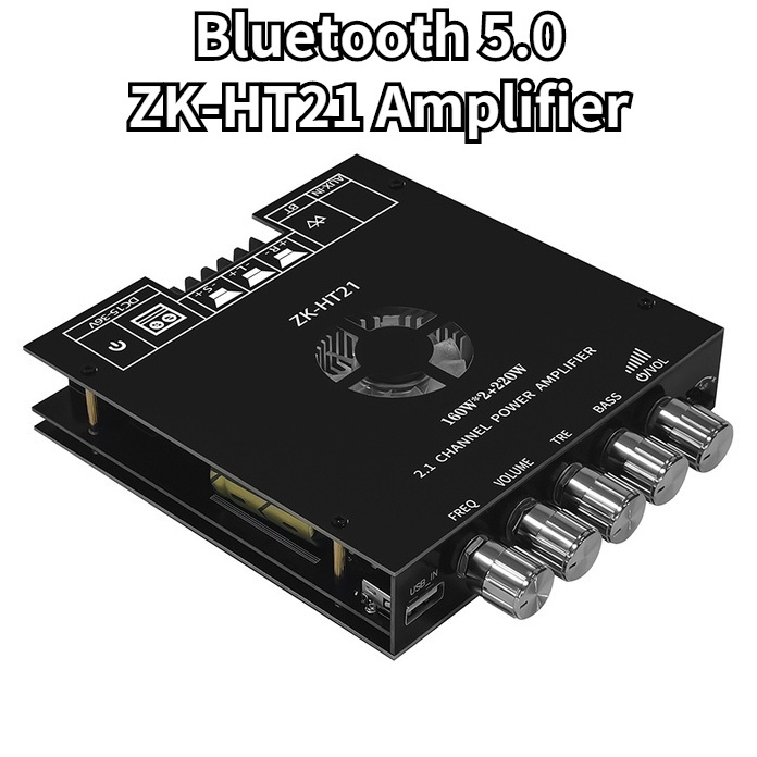 Mô Đun Khuếch Đại Âm Thanh ZK-HT21 Kênh 2.1 TDA7498E 160W * 2 + 220W