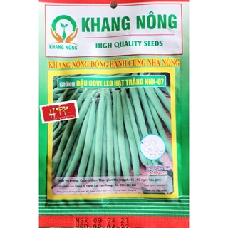 Hạt giống đậu ve hạt trắng leo giàn nnx07 20gr