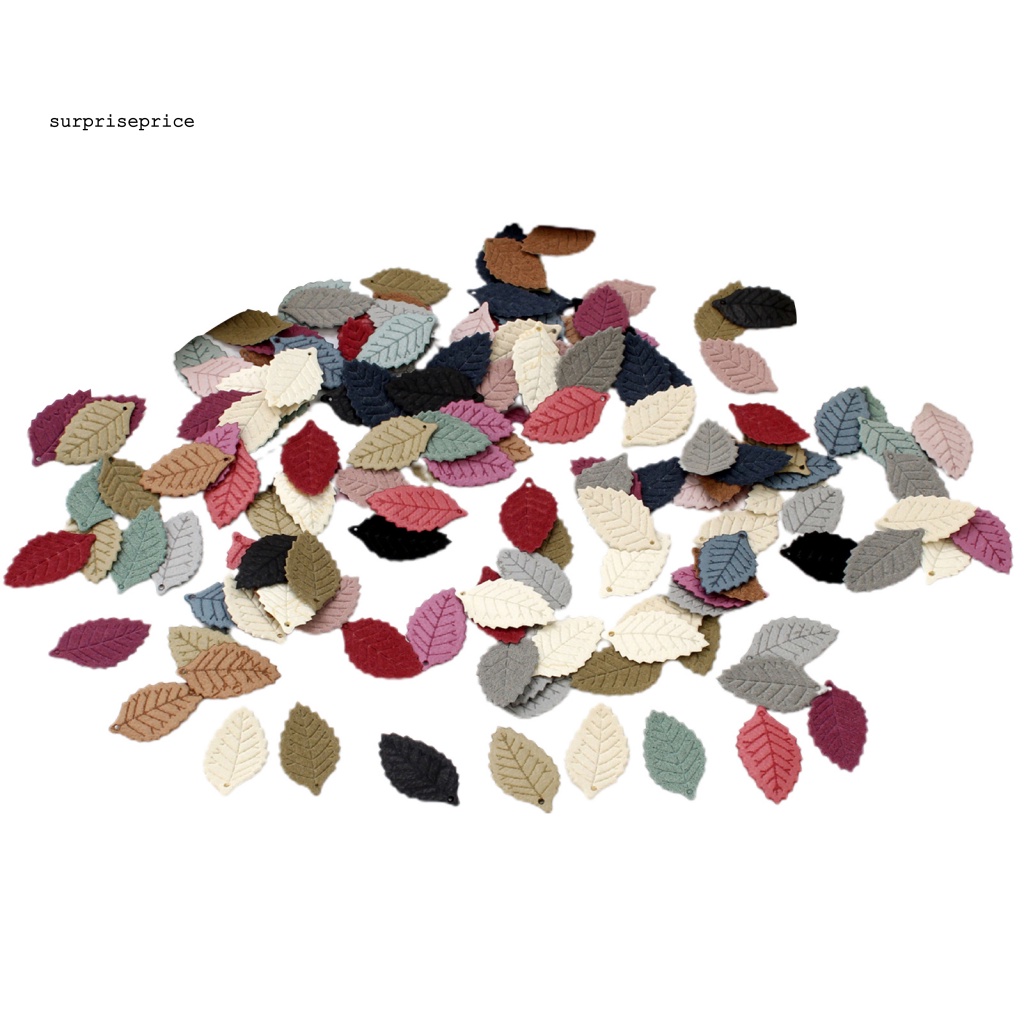 Set 100 Lá Giả Bằng Vải Dùng Trang Trí