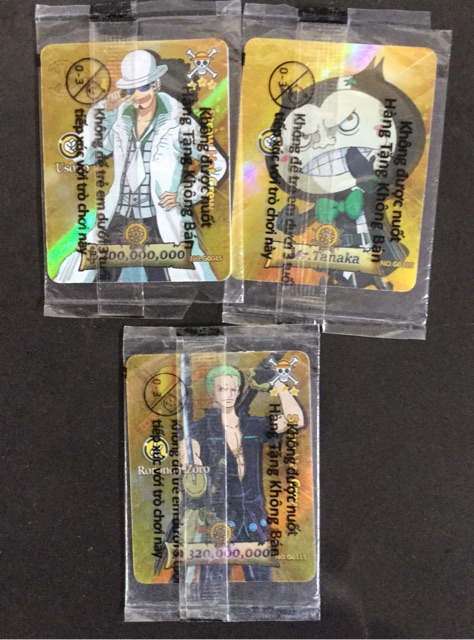 Thẻ toonies one piece