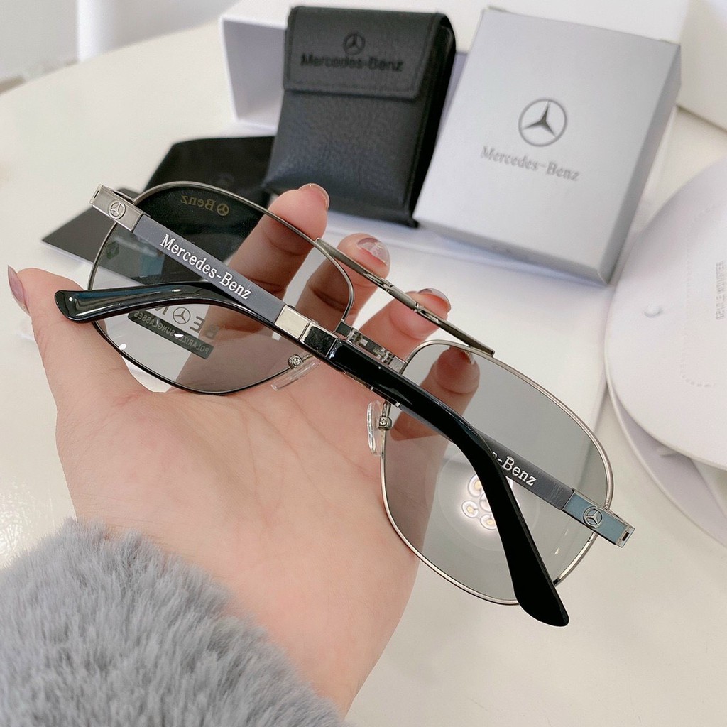Kính râm Mercedes benz - Kính mát nam cao cấp, tròng Poloroid đổi màu và gấp gọn, đi ngày đi đêm | BigBuy360 - bigbuy360.vn