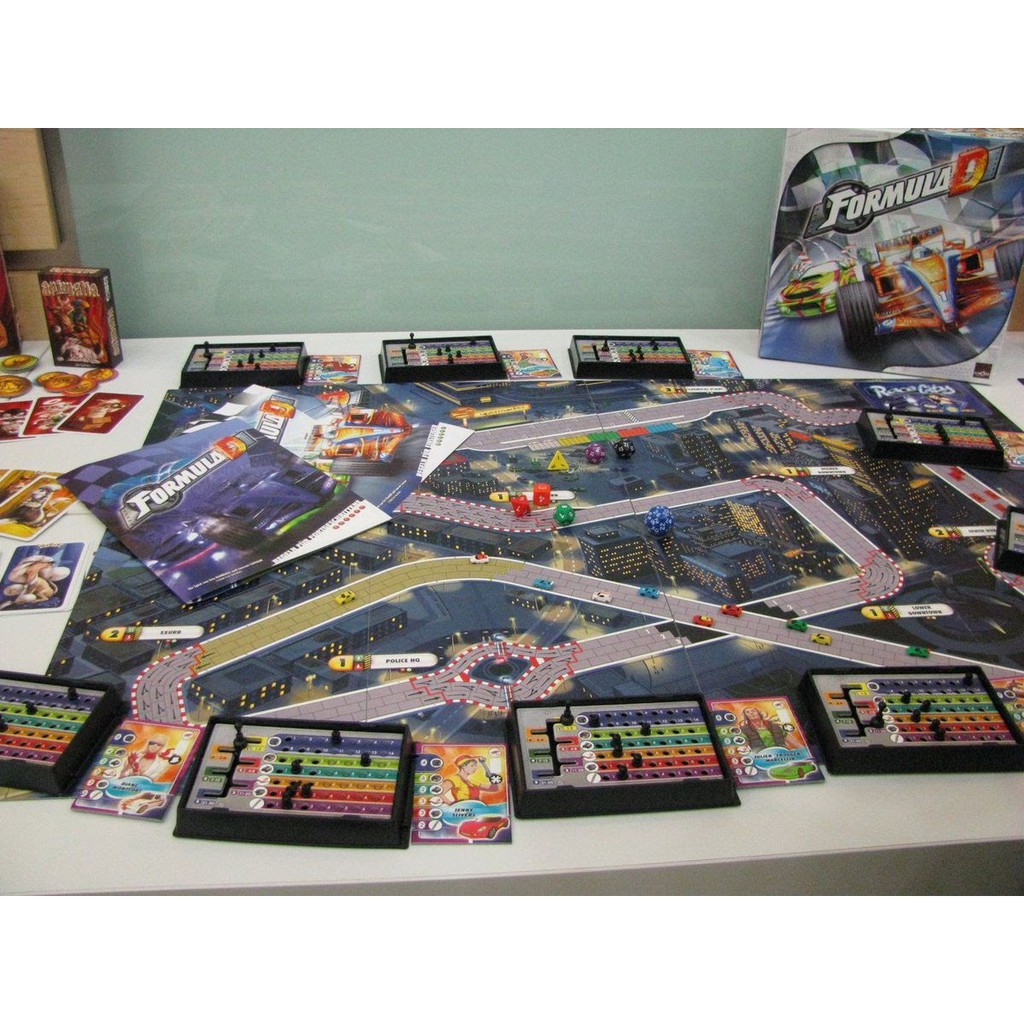 Trò chơi chiến thuật Formula D Racing Board Game Party