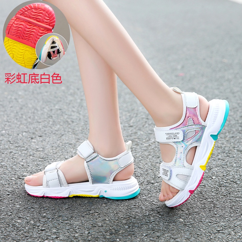 Dép sandal bé gái Dép quai hậu trẻ em gái 4 - 14 tuổi phong cách Hàn Quốc [SDG06]
