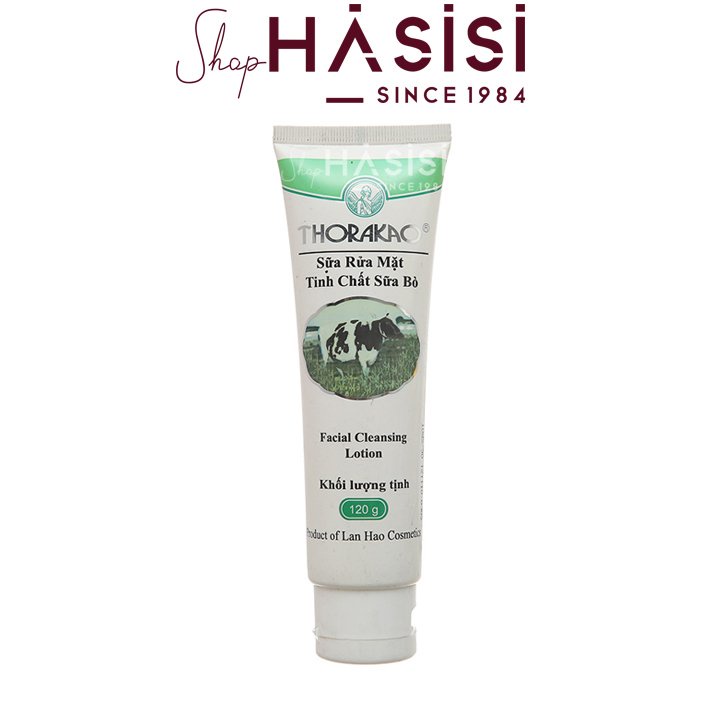 Sữa Rửa Mặt Tinh Chất Sữa Bò THORAKAO - Facial Cleansing Lotion 120g
