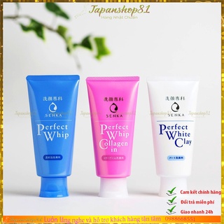 (Hàng Chuẩn) Sữa rửa mặt Senka Perfect Whip Nhật Bản trắng da làm sạch da 120g – Japanshop81