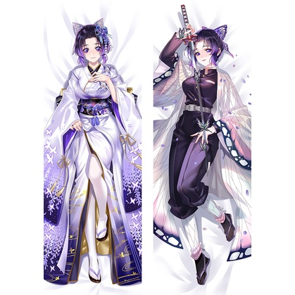 Vỏ Gối In Hình Anime Demon Slayer Agatsuma Zenitsu Dakimakura Kamado Nezuko