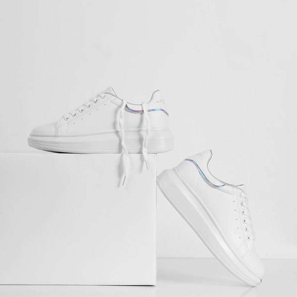 Giày Sneaker Domba high point prism Auth ( Full viền Hologram ) (Có sẵn)
