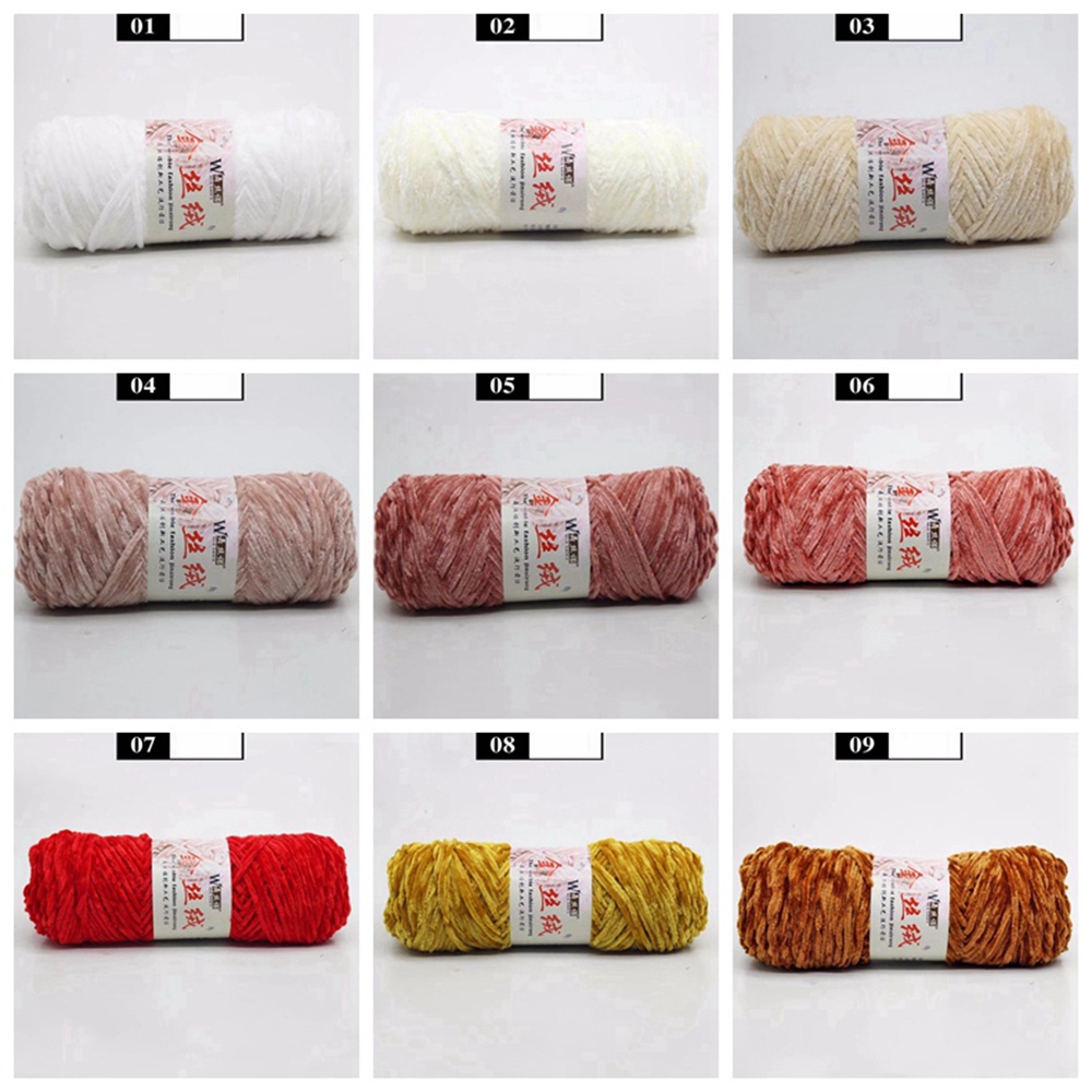 YIYU 1 Cuộn Len Sợi To Đan Móc Thủ Công 100g