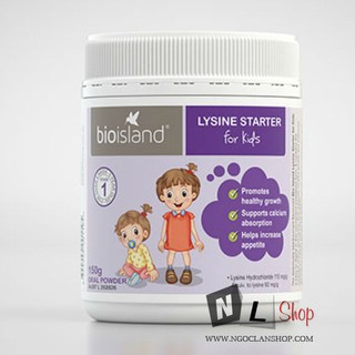 Bột tăng cân và chiều cao Lysine Bio Island (150g) (từ 1 tháng tuổi)