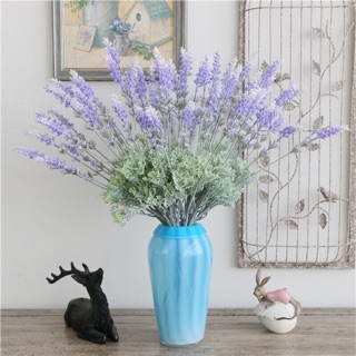 Hoa lụa-Cụm hoa Lavender 50cm cực đẹp