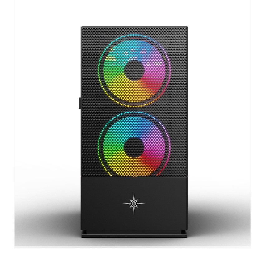 Vỏ case KENOO ESPORT G562 -3F - Black 3 fan RGB (Mid Tower/ Màu Đen) | BigBuy360 - bigbuy360.vn