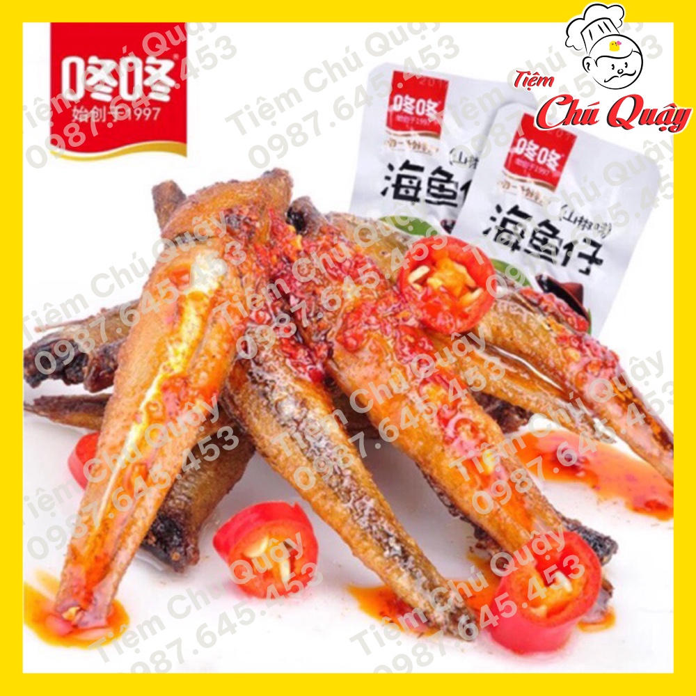 CÁ CAY HỒ NAM - Cá Cay siêu ngon - Gói 12gr - Đồ ăn vặt nội địa