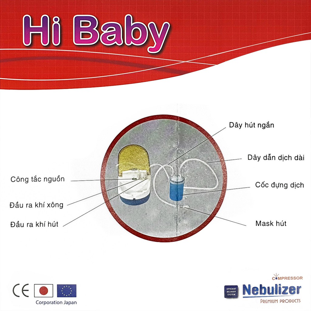 [CÔNG NGHỆ NHẬT] Máy xông hút mũi 2 trong 1 – Bảo hành 10 năm - Chuyên điều trị viêm phổi, viêm phế quản, viêm xoang