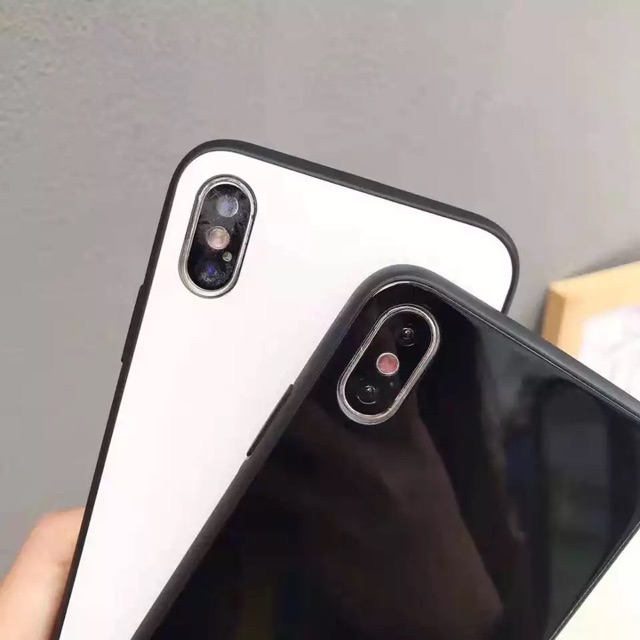 Ốp Lưng Kính Bóng 13ProMax 12ProMax 11ProMax XSMAX X XS 7Plus FUKISHOP