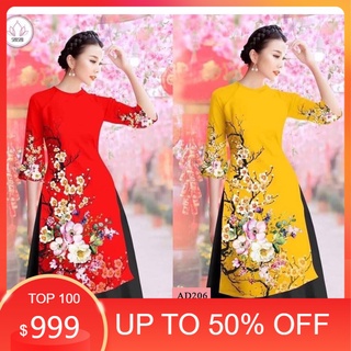 ÁO DÀI CÁCH TÂN TRUNG NIÊN MỀM MÁT CO GIÃN THOẢI MÁI CHUẨN FORM DÁNG