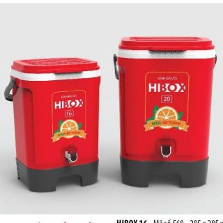 THÙNG ĐÁ HIBOX 16 & 20 LÍT CÓ VÒI