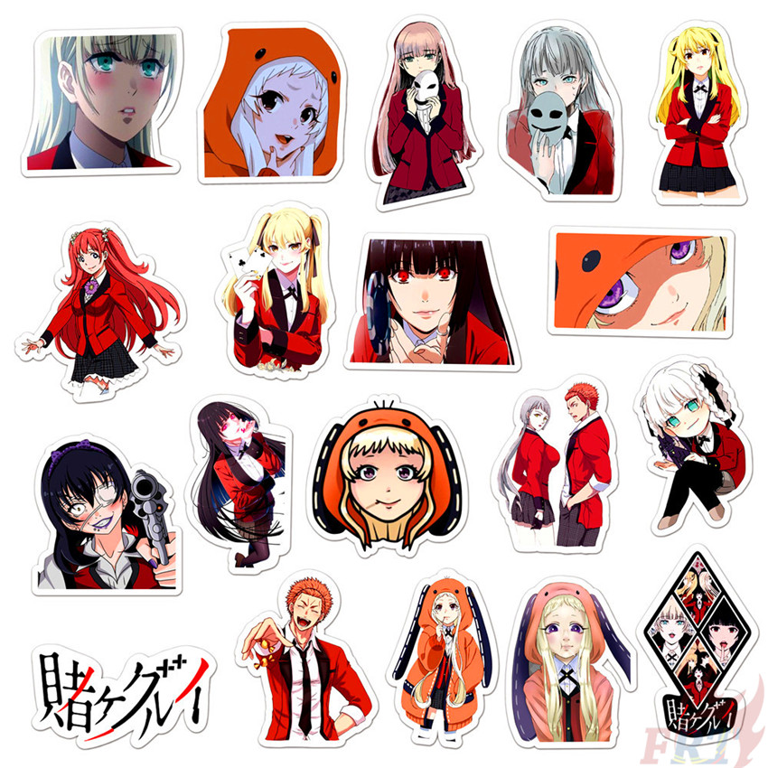 ❉ Kakegurui - Series 05 Anime Stickers ❉ 50Pcs/Set Jabami Yumeko DIY Fashion Doodle Decals Stickers