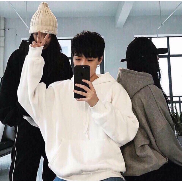 ÁO NỈ HOODIE NAM NỮ ĐÔI / CẶP TRẮNG ĐẸP MÃ AD26 | BigBuy360 - bigbuy360.vn