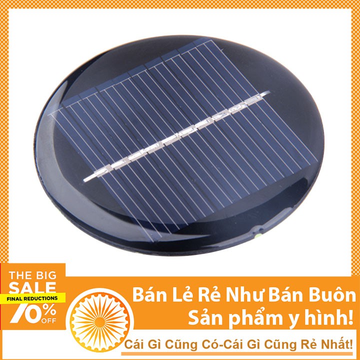 Anasa Tấm Pin Năng Lượng Mặt Trời Hình Tròn Đường Kính 55mm 5V 40mA Anasa