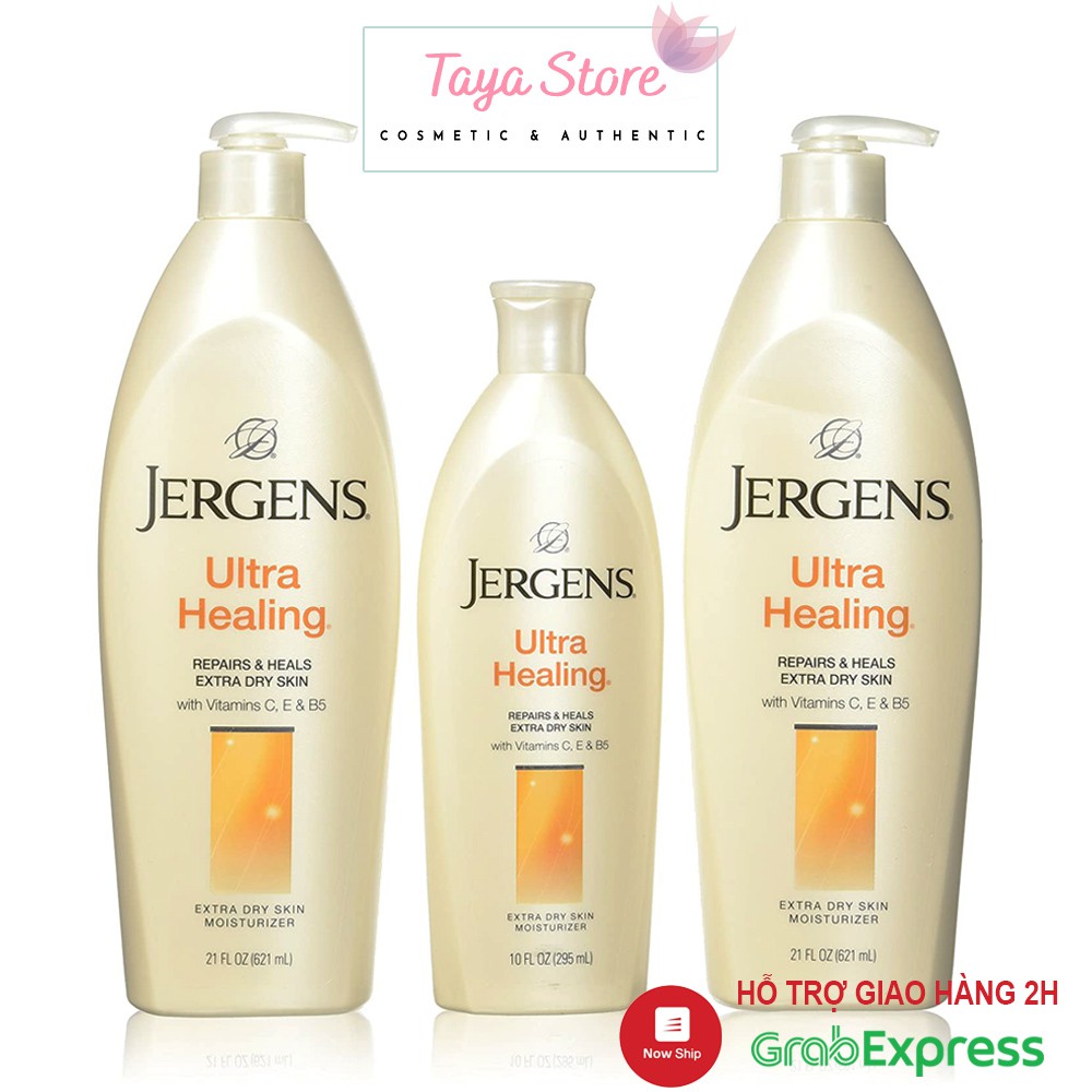 Sữa dưỡng thể cho da khô Jergens Ultra Healing Extra Dry Skin Moisturizer 621ml và 88ml USA