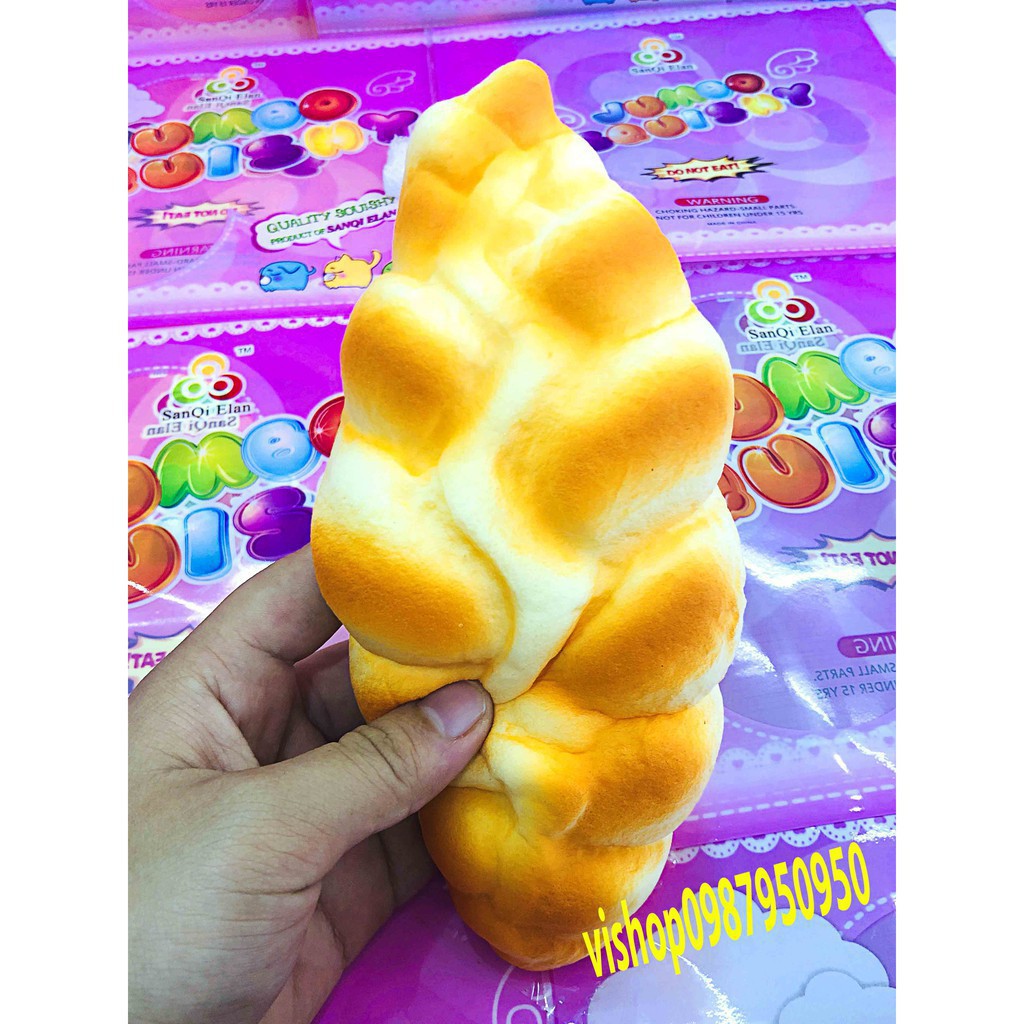 SQUISHY BÁNH MỲ DÀI HOA CÚC