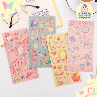 Sticker - chủ đề xinh xắn công chúa trang trí sổ │1 tấm │xem thêm ở phần mô tả sản phẩm