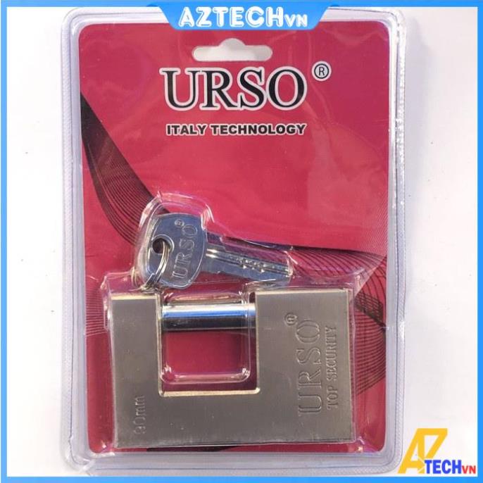 Ổ Khoá Cầu Ngang Chống Cắt URSO 90mm Cực Bền Chống Rỉ Sét